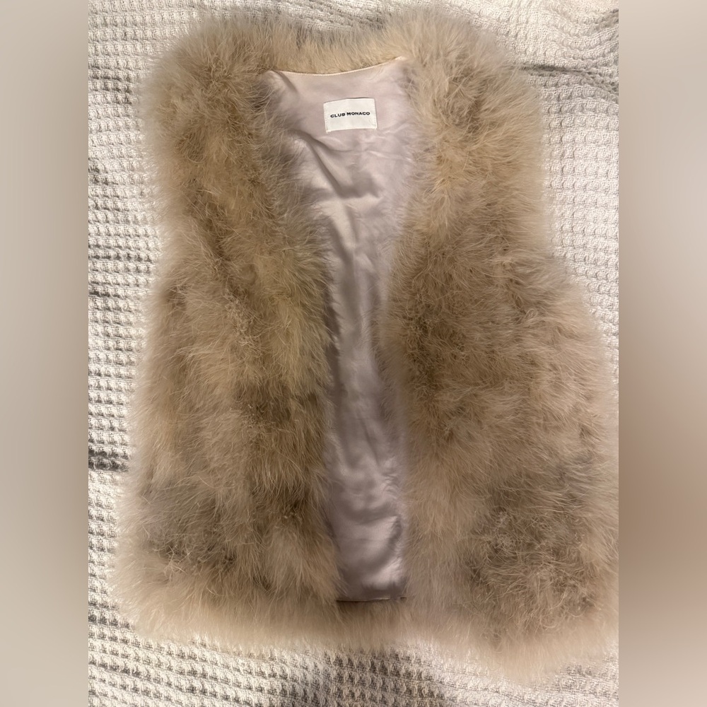 Club Monaco Feather Vest